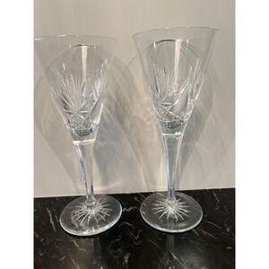Cut Crystal Wine Glasses - Clear Leaded Crystal Stemware